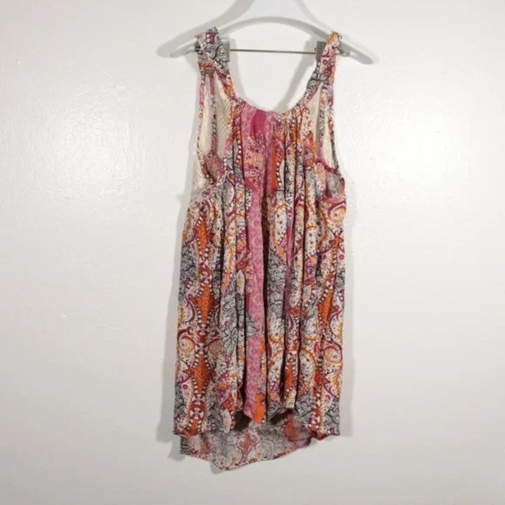 NWT Free People Count Me In Trapeze Tunic Floral Combo - Picture 11 of 11